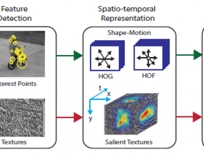 Spatio-Temporal Mid-level Feature Bank