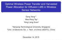 Optimal Wireless Power Transfer and Harvested Power Allocation for Diffusion LMS in Wireless Sensor Networks