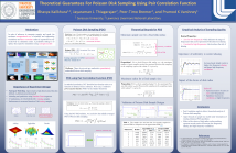 Theoretical guarantees for Poisson disk sampling using pair correlation function Theoretical guarantees for Poisson disk sampling using pair correlation function