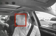 Driver's head is tracked even when he is engaged in big movements Driver's head is tracked