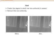 Non-uniformity prediction and denoising non-uniformity prediction and denoising