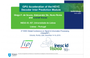 GPU Acceleration of the HEVC Decoder Inter Prediction Module Presentation